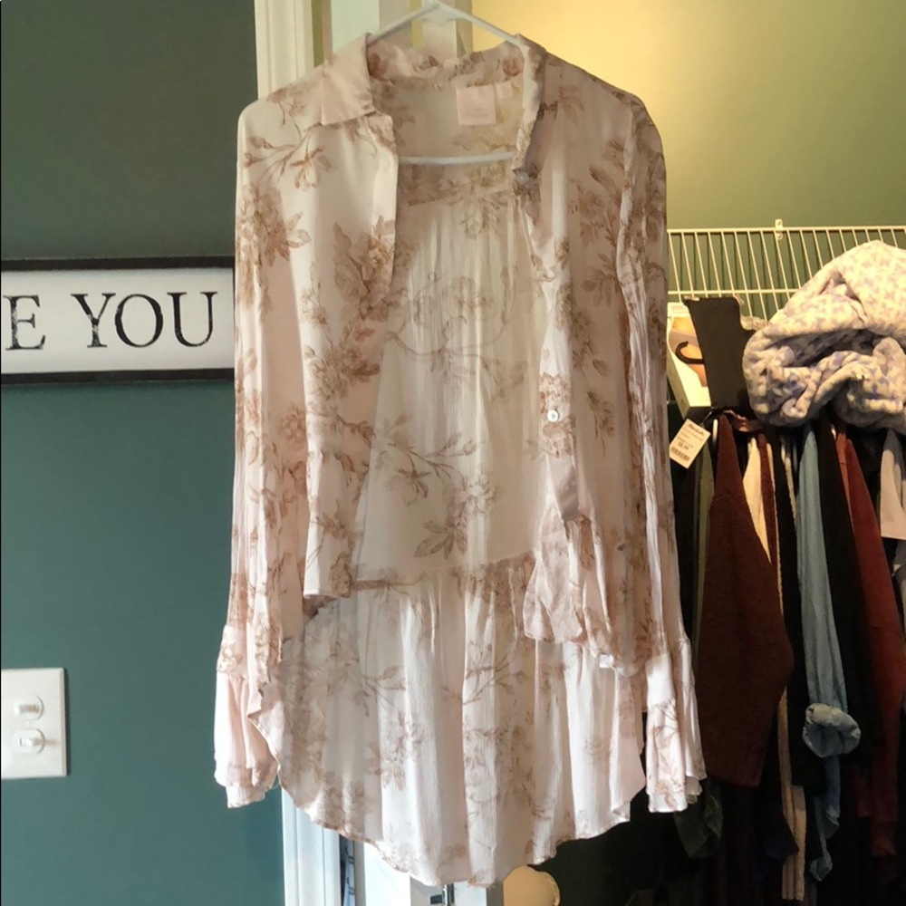 Long sleeve blouse